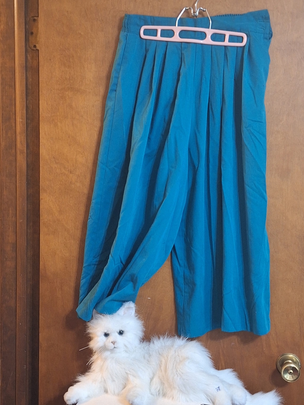 Teal Pleated Women’s Skirt - Classic A-Line Style